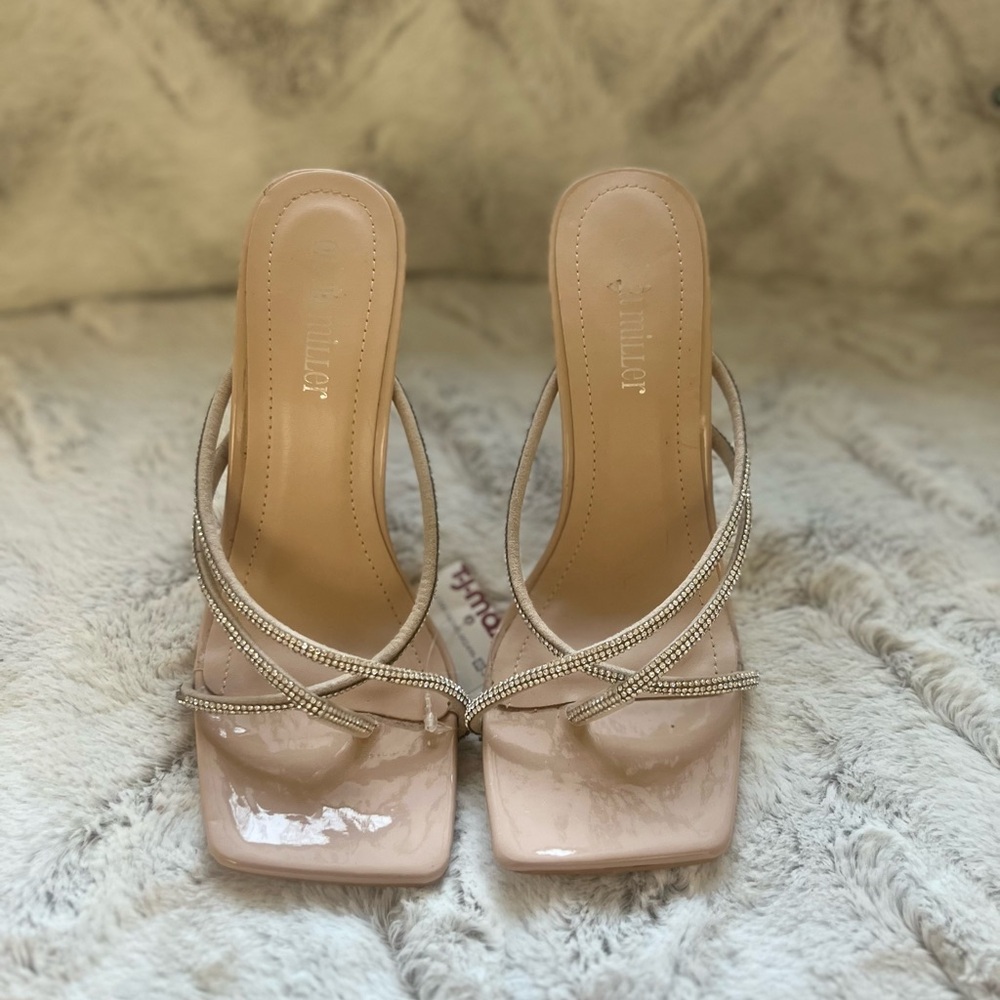 Square Open Toe Sandals - Size 7